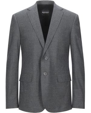 Bikkembergs Blazer Virgin Wool, Elastane - Gray