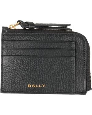 Bally Wallet Leather - Black