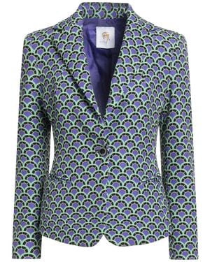 Gai Mattiolo Blazer Polyester, Elastane - Blue