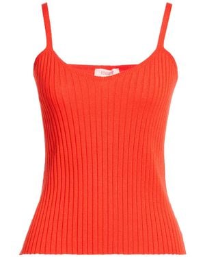 Kontatto Top Viscose, Acrylic, Elastane - Red