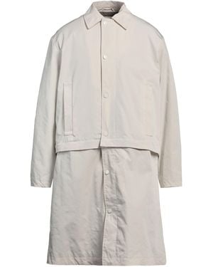 Emporio Armani Overcoat & Trench Coat - White