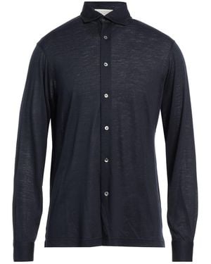 FILIPPO DE LAURENTIIS Shirt Merino Wool - Blue