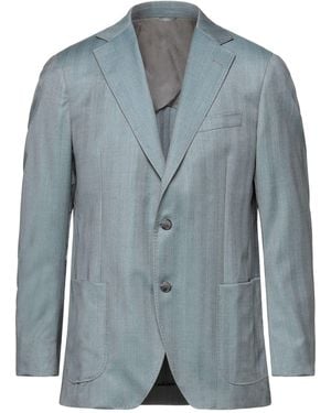 Tombolini Deep Blazer Super 130S Wool - Blue