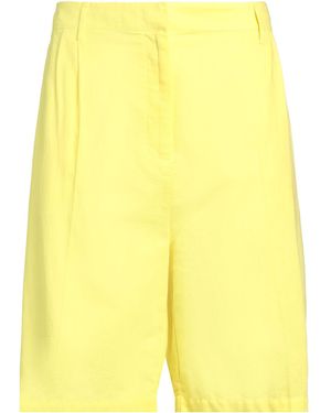 Herzensangelegenheit Shorts & Bermuda Shorts Linen, Cotton - Yellow