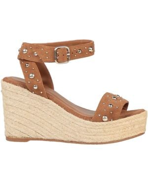 Maje Espadrilles Leather - Brown