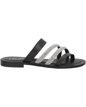Être Cécile Thong Sandal - Black