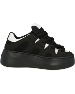 Vic Matié Trainers Leather, Textile Fibres - Black