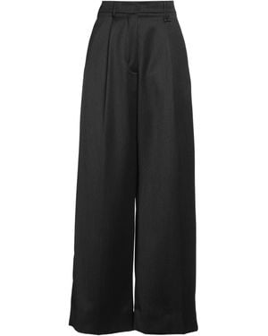 Simone Rocha Charcoal Pants Polyester, Virgin Wool - Black
