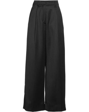 Simone Rocha Charcoal Pants Polyester, Virgin Wool - Black