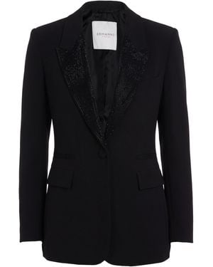 ERMANNO FIRENZE Blazer Polyester, Elastane - Black