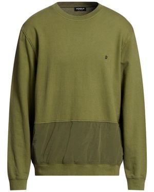 Dondup Military Sweatshirt Cotton, Polyamide, Elastane - Green