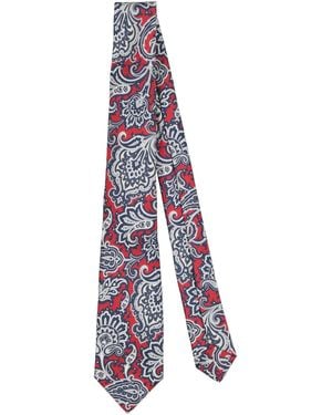 Kiton Ties & Bow Ties Silk - White