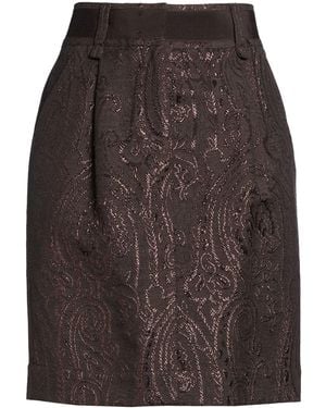 Etro Mini Skirt Viscose, Polyester, Wool, Acrylic - Brown