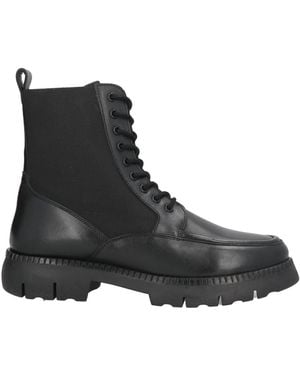 CafeNoir Ankle Boots Leather - Black