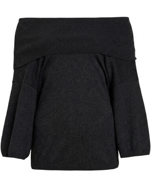 Gentry Portofino Turtleneck Cashmere - Black