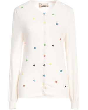 ALESSANDRO ENRIQUEZ Strickjacke - Weiß