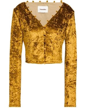 Nanushka Cardigan - Yellow