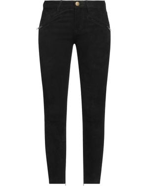 Current/Elliott Trousers Lambskin - Black