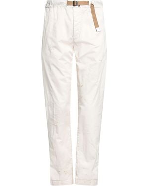 White Sand Pants Cotton, Elastane - White