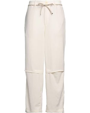 Emporio Armani Trousers Polyester - White