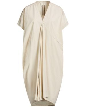 Rick Owens Midi Dress Cotton - White