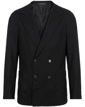 Tagliatore Jacket Virgin Wool, Cashmere - Black