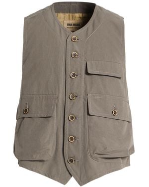 Uma Wang Tailored Vest Cotton - Gray