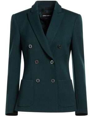 Giorgio Armani Blazer Virgin Wool, Elastane - Green