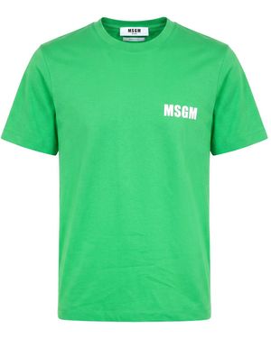 MSGM Camiseta - Verde