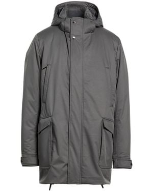 Moorer Coat Polyester, Polyurethane - Gray