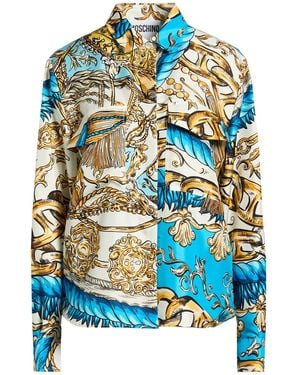 Moschino Shirt Silk - Blue