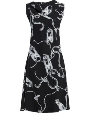 Burberry Midi Dress Viscose - Black