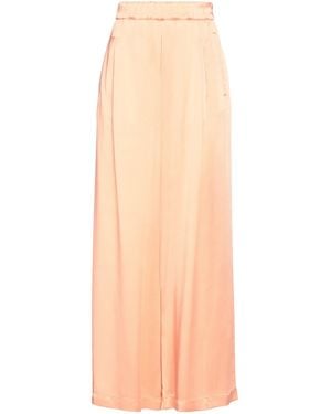 Semicouture Trousers Acetate, Viscose - Natural