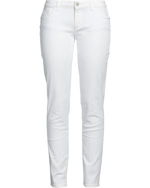 Trussardi Pantaloni Jeans - Bianco