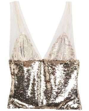 Patrizia Pepe Top Polyester, Polyamide - White