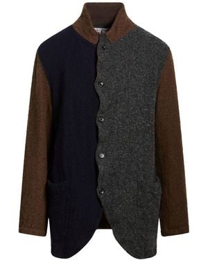 Comme des Garçons Khaki Jacket Wool, Nylon - Black