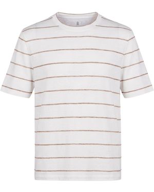 Brunello Cucinelli T-Shirts - White