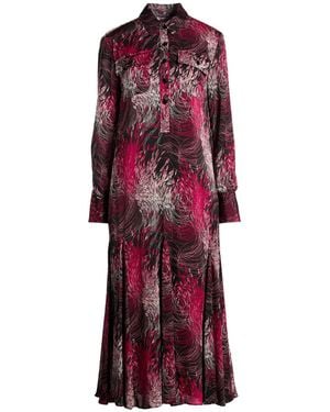 Equipment Vestido Midi - Rojo