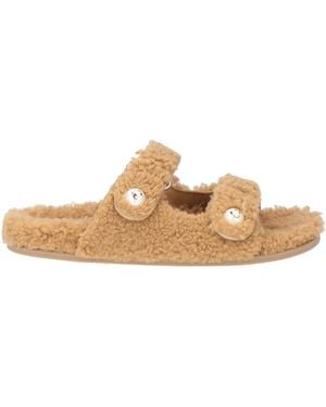 Jimmy Choo Camel Sandals Leather - White