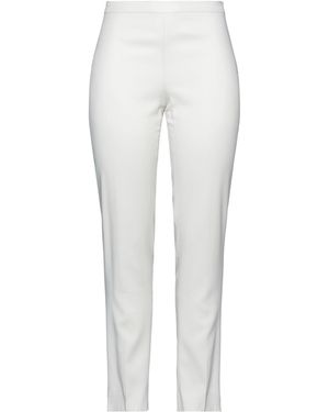 Diana Gallesi Ivory Pants Viscose, Elastane - White