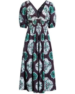 Sea Midi Dress Cotton - Blue
