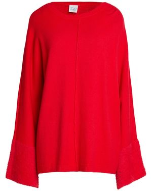 Z.O.E. ZONE OF EMBROIDERED Sweater Viscose, Polyester, Polyamide - Red