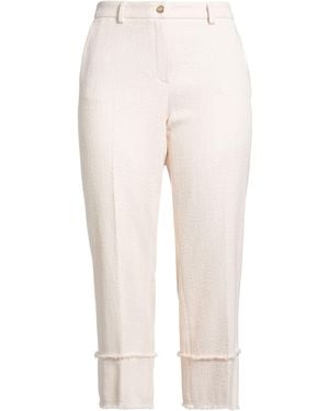 Seductive Trousers Cotton, Polyester, Elastane - White