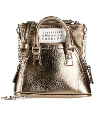 Maison Margiela Cross-Body Bag Leather - Metallic