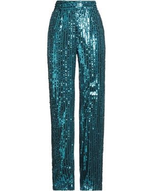 Suoli Pastel Trousers Polyester, Elastane - Blue