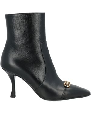 Ferragamo Ankle Boots Calfskin - Black