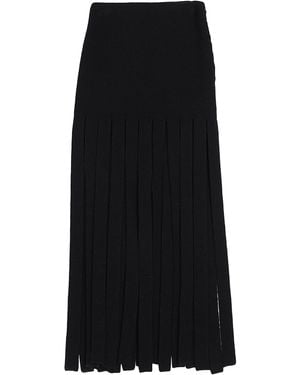 Alanui Maxi Skirt Virgin Wool - Black