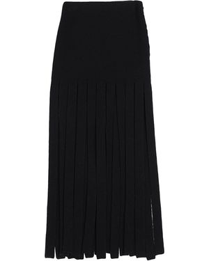 スカート ALANUI SKIRT (LWHL029E24KNI002 4900) City Lights Skirt in Black-Silver for Women | Alanui®