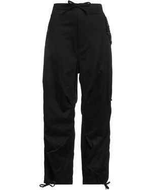 FRONT STREET 8 Trousers Cotton, Elastane - Black