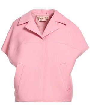 Marni Jacket Virgin Wool, Mohair Wool - Pink